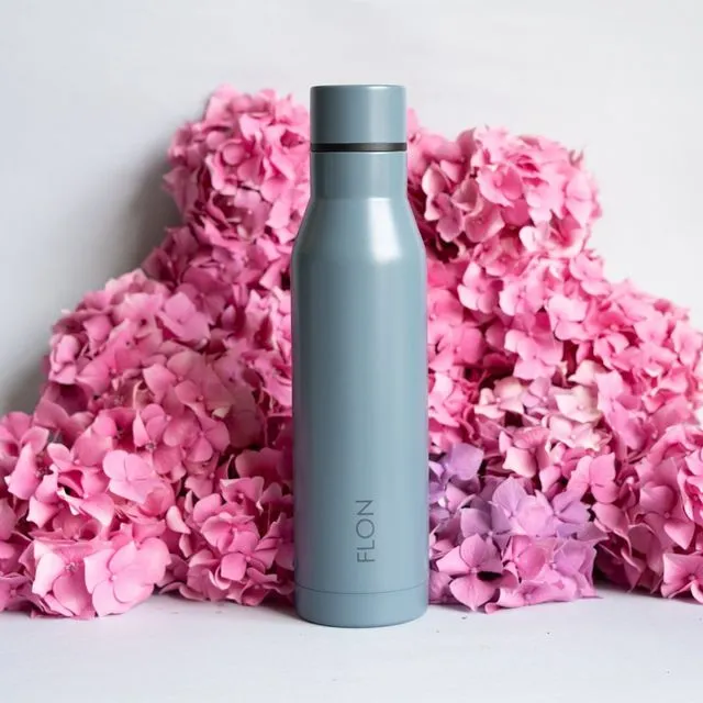 Insulated Reusable Water Bottle Pigeon Blue
