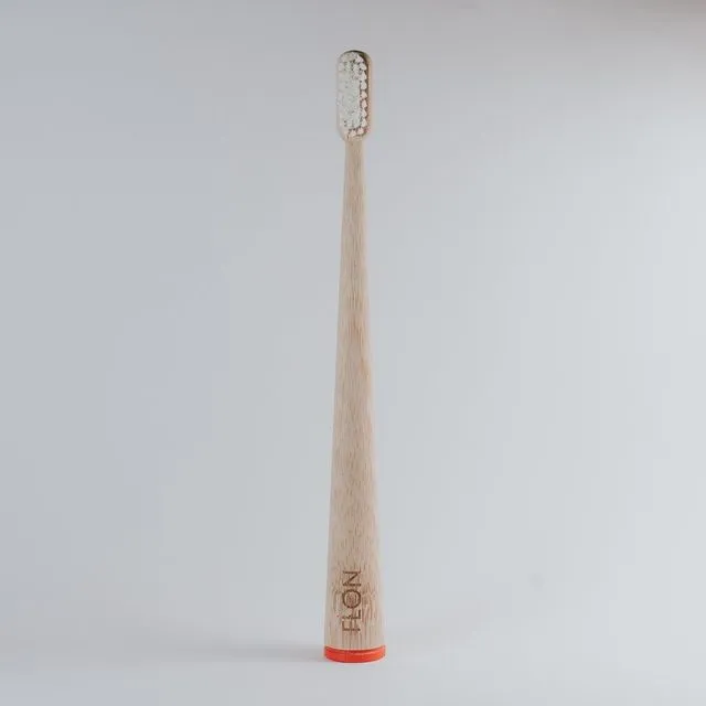Adult Bamboo Toothbrushes Red
