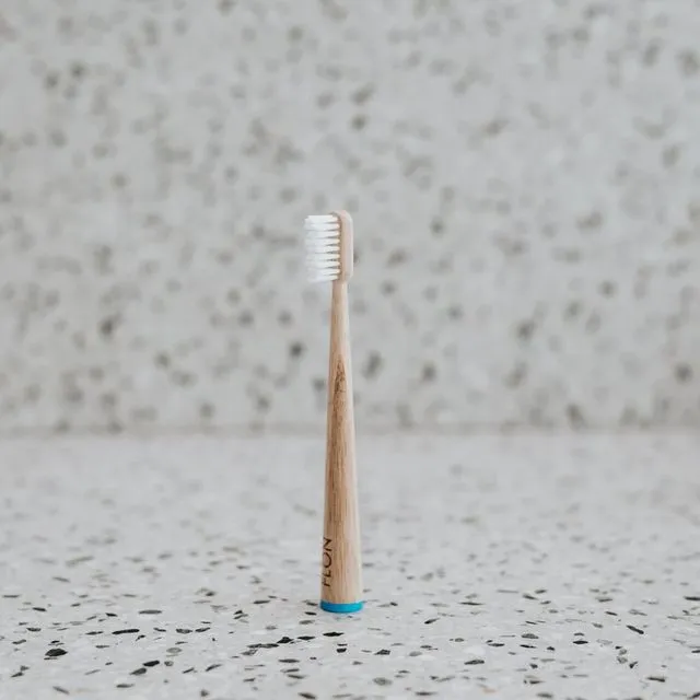 Kids Bamboo Toothbrushes Blue