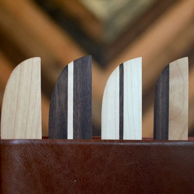 Hardwood Bookmark - All Four