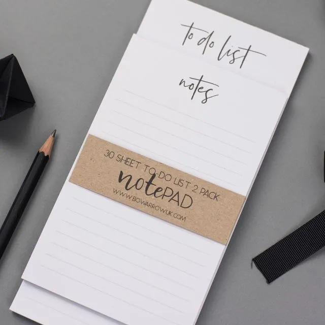 To-Do List and Notepad Set - Pack of 5
