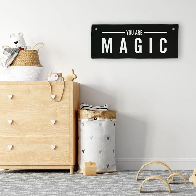 You are Magic Eyelet Banner White - Pack of 5