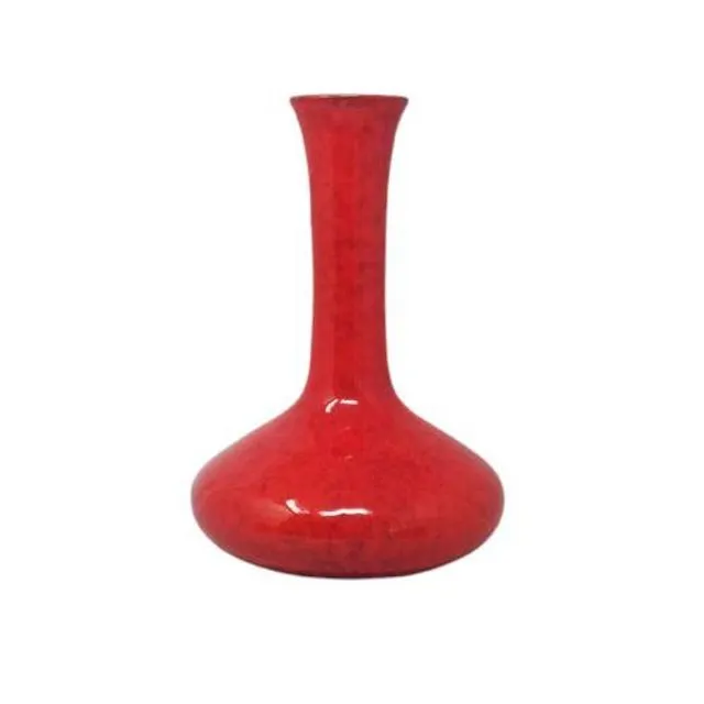 1970s Amazing Italian Space Age Red Vase