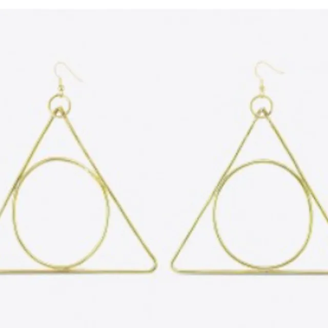 Alchemy Triangle Earrings #2003M, #2003L