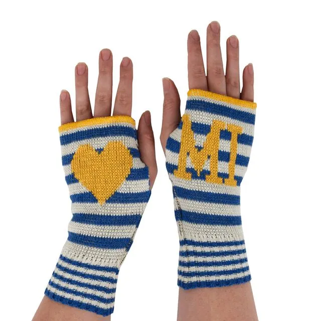 Women's Recycled Cotton Hand Warmer - Michigan