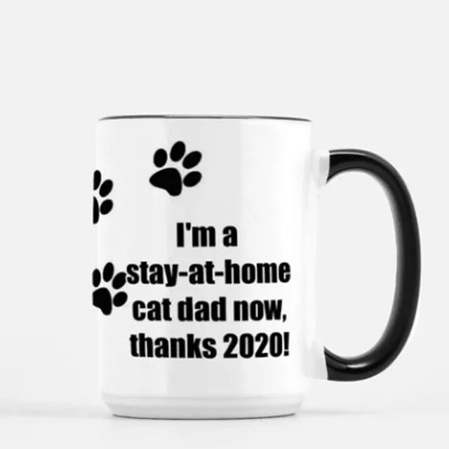 Stay At Home Cat Dad Mug