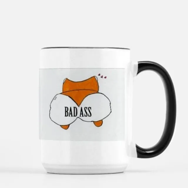 Bad Ass Corgi Mug