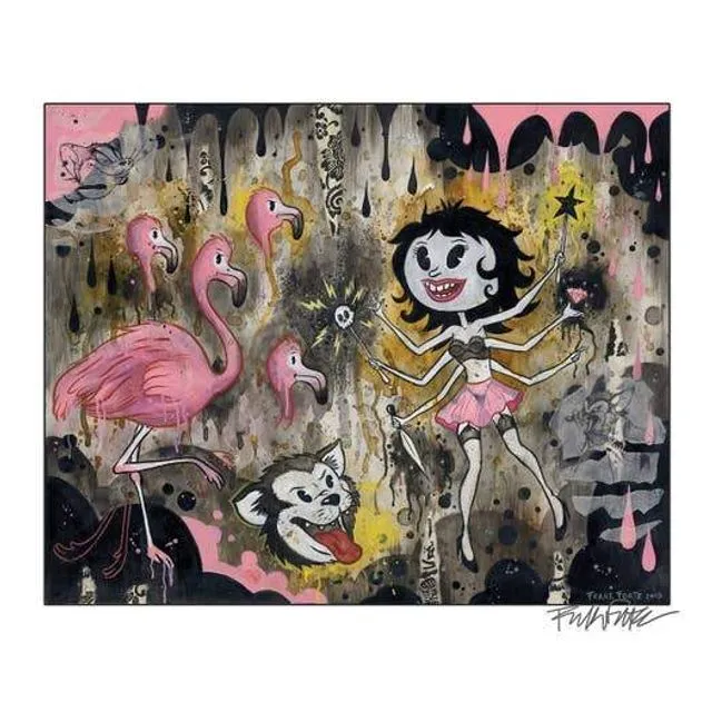 "Molly's Haunted Flamingo Rhythms" 8.5x11 Print