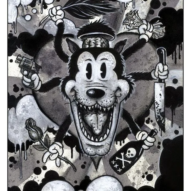 "Wolf's Poison" Frank Forte 8.5x11 Fine Art Print