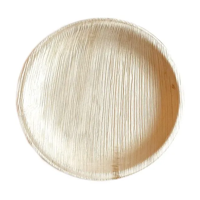 6” Palm Leaf Bamboo like Round Plate (300 Pieces)