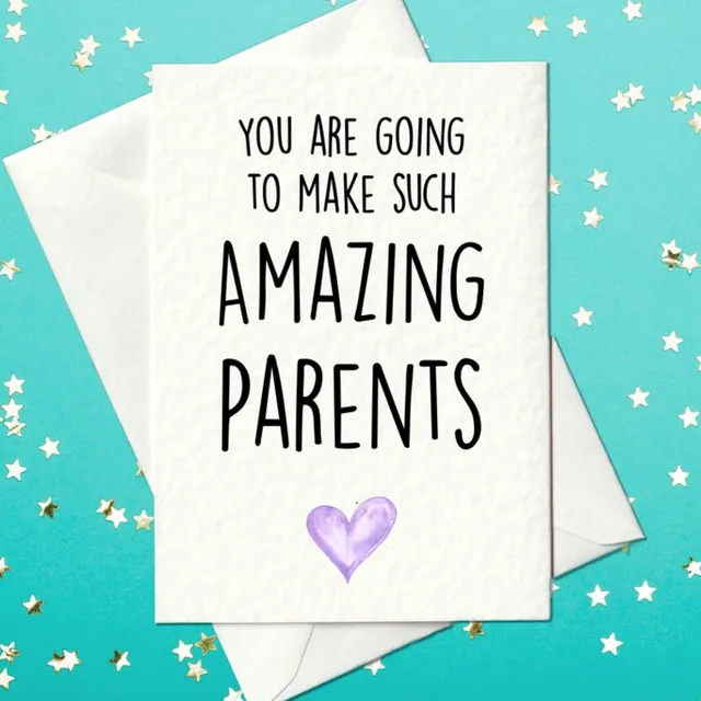 You are going to make such amazing parents - adoption card