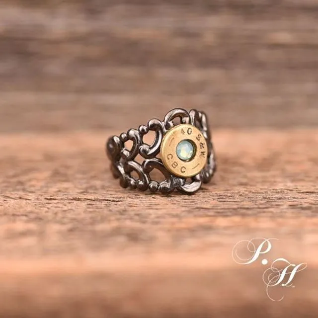 Romantic Scroll Rings (TURQUOISE)