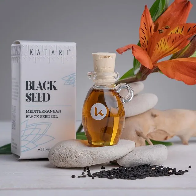 Black Seed Anti-Acne Skin Healing 100% Pure Cold-Pressed Oil 0.2 fl oz / 6 ml