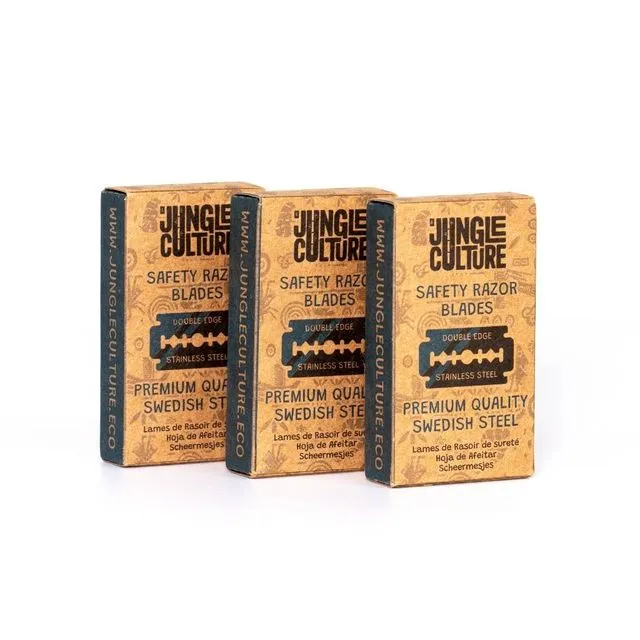 Double Edge Safety Razor Blades | Jungle Culture (Pack of 10)