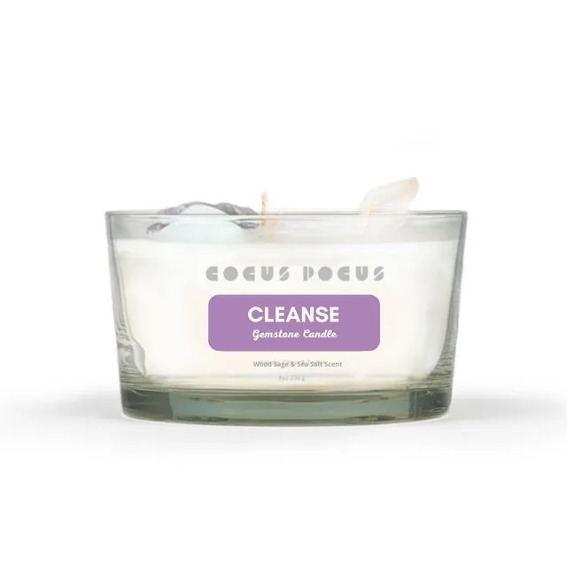 CLEANSE Gemstone Candle