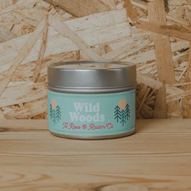 Wild Woods 8oz Tin Candle