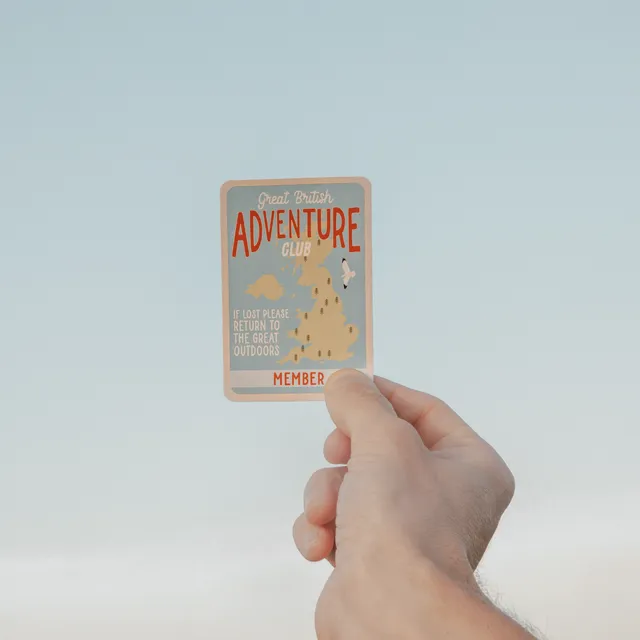 Great British Adventure Club Sticker