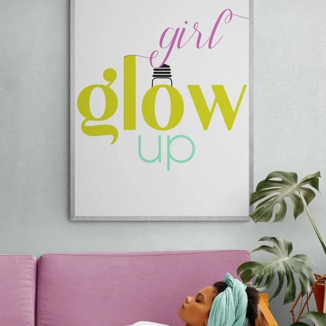 Girl Glow Up (poster)