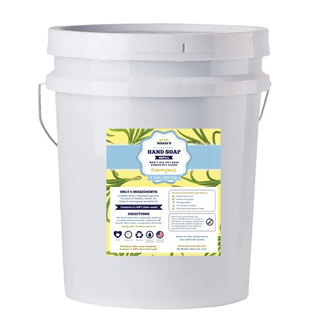 Natural Lemongrass Hand Soap 5 gal (20 kg)