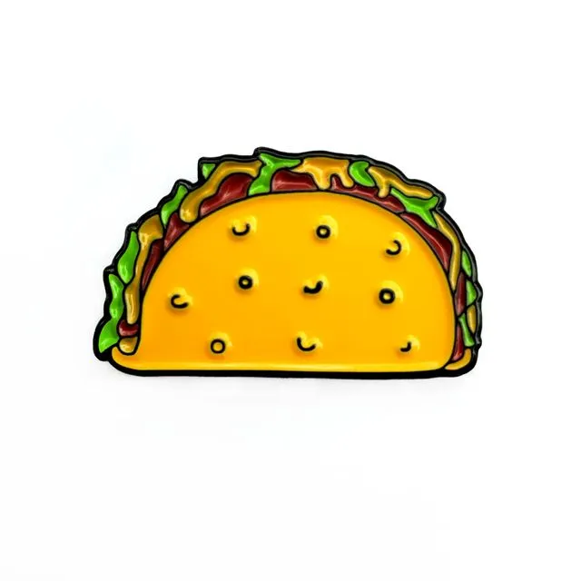Taco Food Enamel Pin
