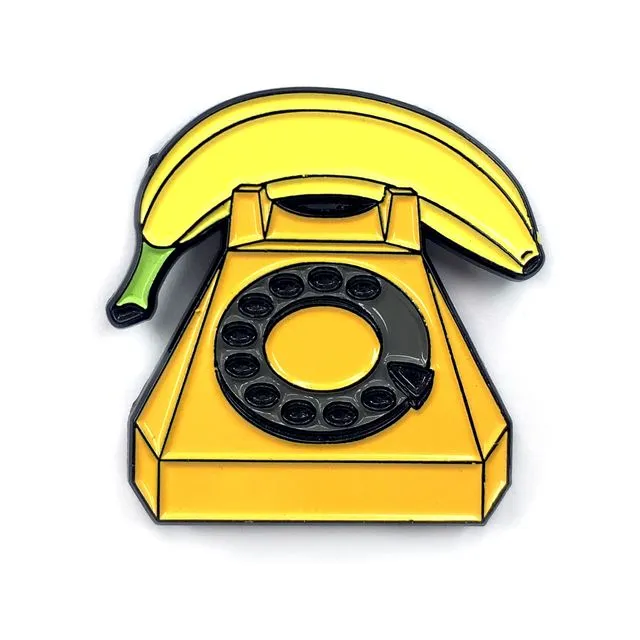 Banana Phone Enamel Pin