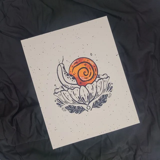 Snail Wall Art Print