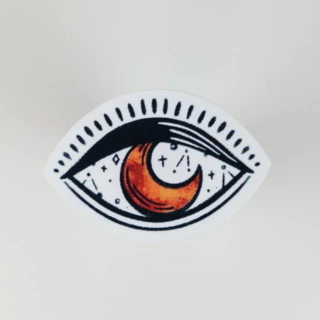 Eye on the Stars Glossy Sticker