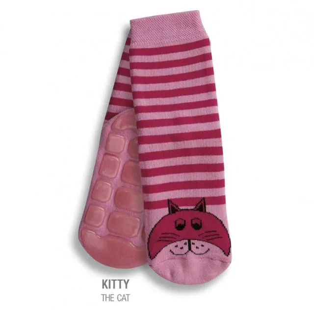 Kitty the Cat Slipper Socks (Each size case of 3)