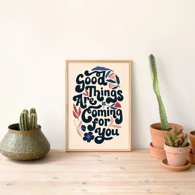 Good Things A4 Art Print