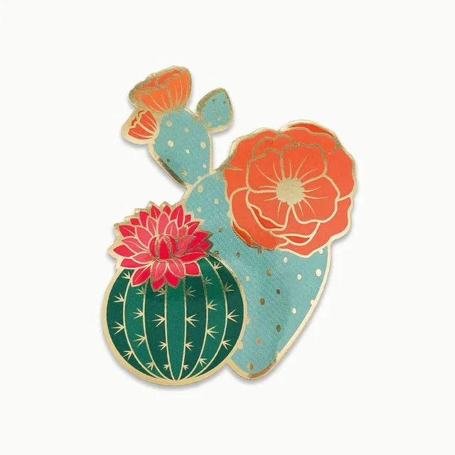 Blooming Cacti Sticker - Pack of 6