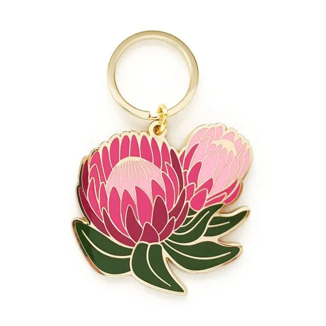 Ofelia Protea Flower Keychain - Pack of 3