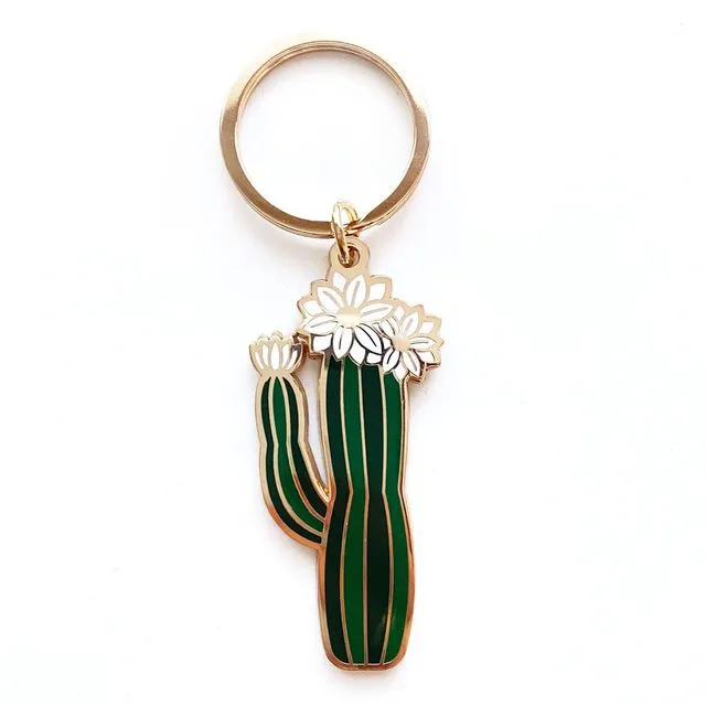 Olivia Blooming Cactus Keychain - Pack of 3
