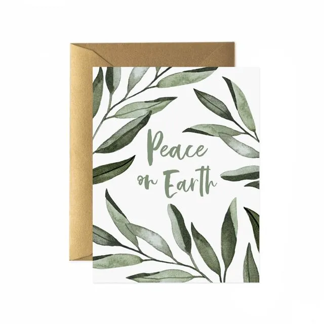 Peace on Earth  Greeting Card - Pack of 6