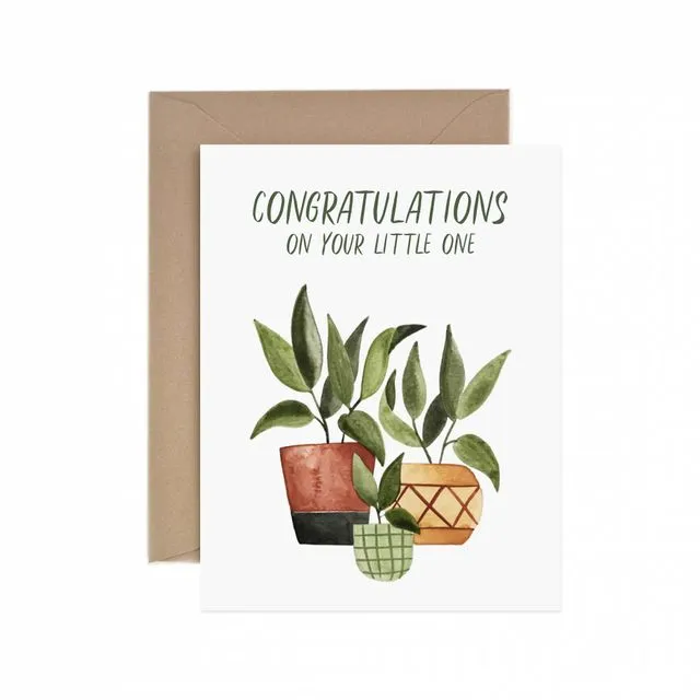 Little One Congratulations Greeting Card - Pack of 6