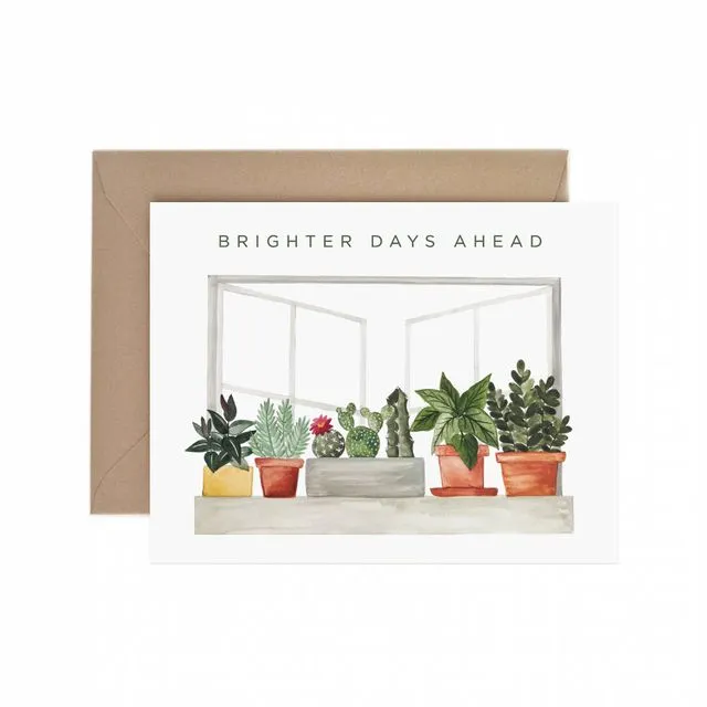 Brighter Days Ahead Sympathy Greeting Card - Pack of 6
