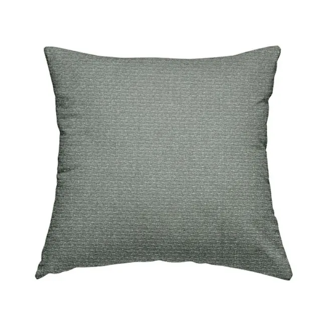Woven Fabric Textured Hopsack Grey Silver Plain Cushions Piped Finish Handmade To Order-Rectangle