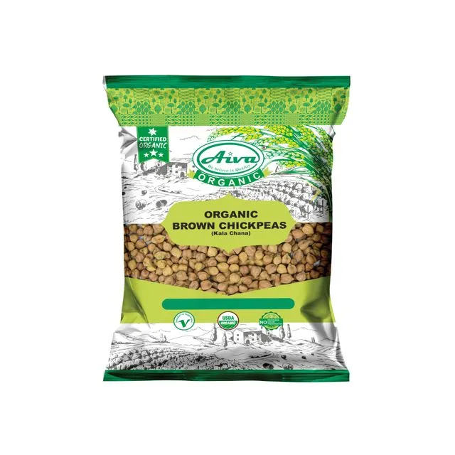 Organic Black Chick Peas (Kala Chana) - Usda Certified 4lb