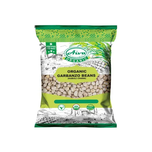 Organic Garbanzo Beans (Kabuli Chana) - Usda Certified 4lb