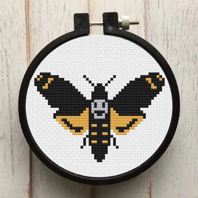 Moth Cross Stitch Kit