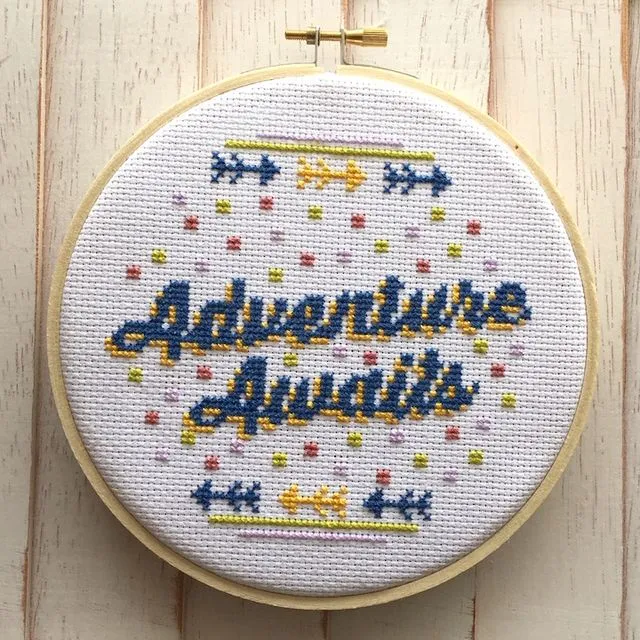 Adventure Awaits Cross Stitch Kit