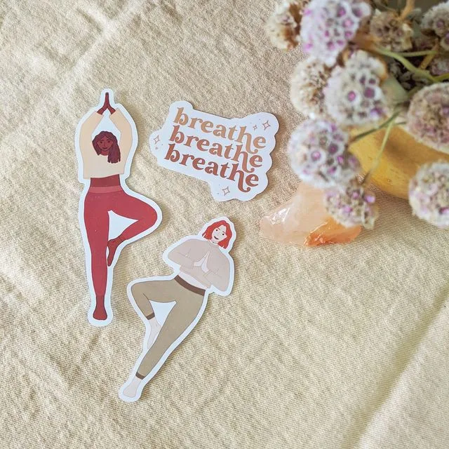Yoga Sticker Set