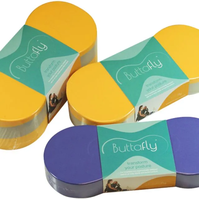 Bundle Buttafly - Standard 5 Purple/Aubergine + 5 Canary Yellow/Dove Grey