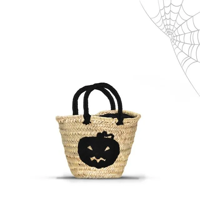 Halloween Bag - Black Pumpkin Non Lining