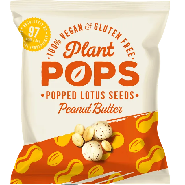 Peanut Butter - Popped Lotus Seeds (24 x 20g)