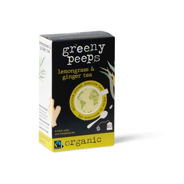 Organic Lemongrass & Ginger Tea - 20 teabags