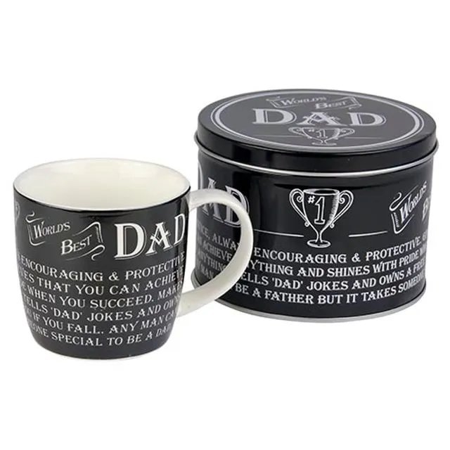 Ultimate Gift for Man Mug in Tin - Dad