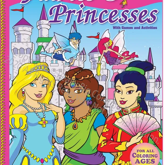 Fairies and Princesses (Single) Really Big Coloring Book 17.5 x 22.5 inches