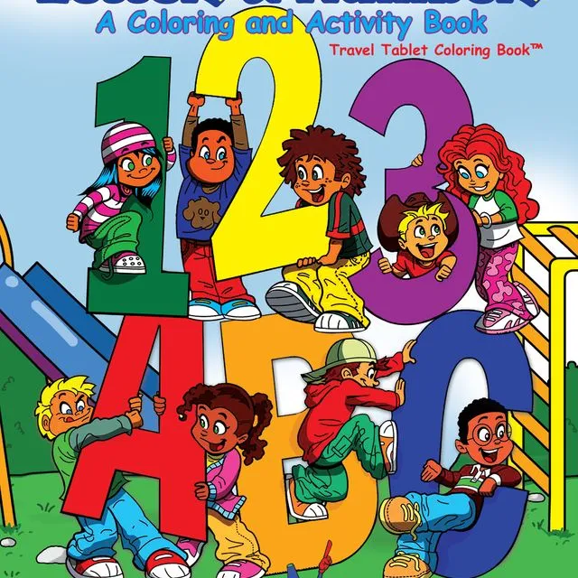 ABC-123 Learn My Letters and Numbers (12 Pack) Really Big Coloring Book 17.5 x 22.5