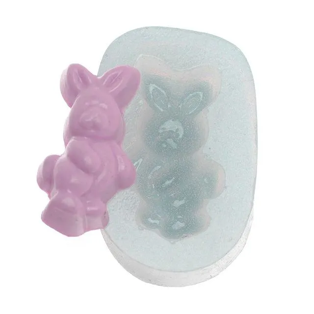 Cute Easter Bunny Silicone Mold