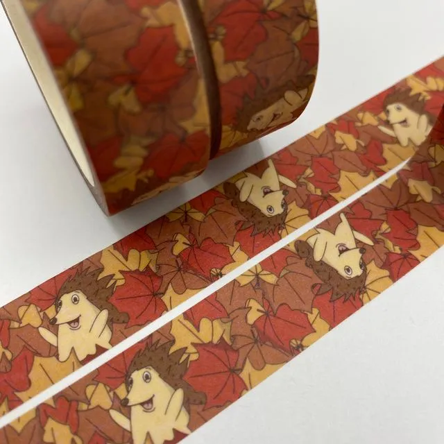 Autumnal Hedgehog Washi Tape